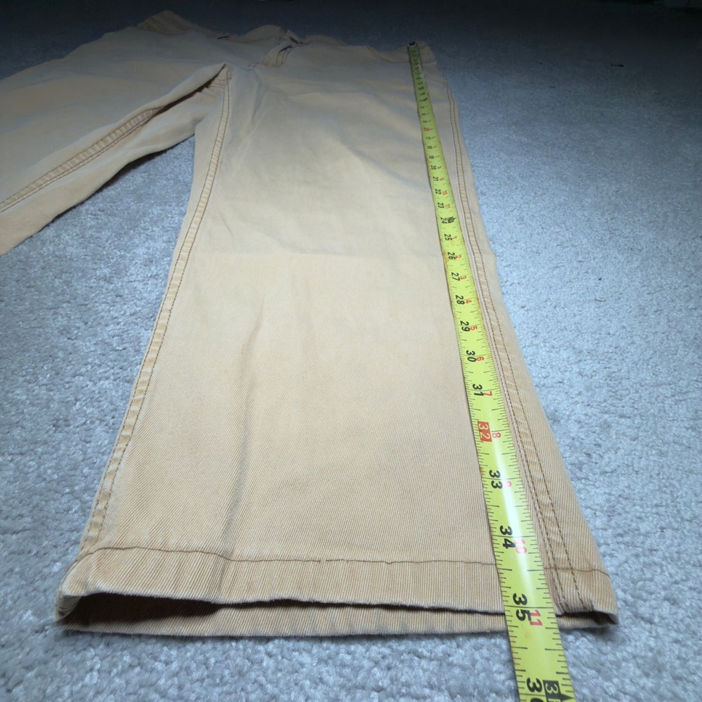 Woolrich Pants Mens 40x30 Tan Good Straight Leg Twill Workwear Outdoor Gorpcore - Picture 7 of 13